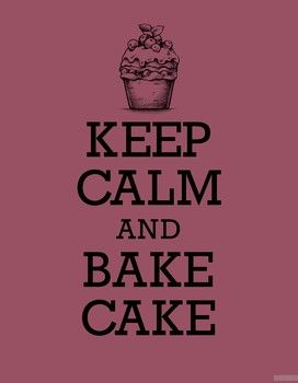 Keep Calm and Bake Cake. Книга для записи рецептов