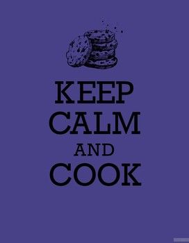 Keep Calm and Cook. Книга для записи рецептов