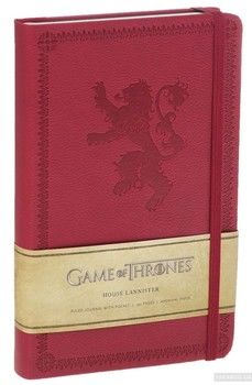 Game of Thrones. House Lannister. Hardcover Ruled Journal