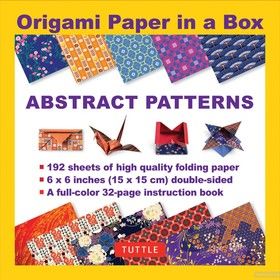 Origami Paper in a Box: Abstract Patterns