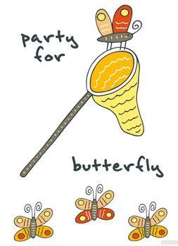 Блокнот для записей Party for butterfly