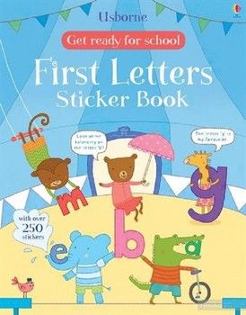 Get Ready for School. First Letters Sticker Book