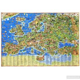 Детская карта Европы
