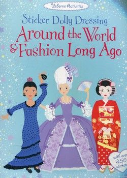 Sticker Dolly Dressing. Around the World and Fashion Long Ago
