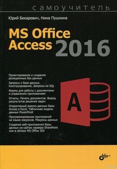 Самоучитель. MS Office Access 2016