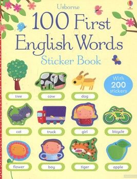 100 First English Words Sticker Book