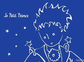 Le Petit Prince. Самоклеящийся блок и закладки в комплекте