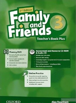 Family and Friends: Level 3: Teacher&#039;s Book Plus with Online Practice (+ DVD, CD-ROM, CD)