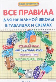 Русский язык, английский язык, математика, окружающий мир. Все правила для начальной школы в таблицах и схемах