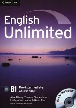 English Unlimited Pre-intermediate Coursebook (With e-Portfolio DVD-Rom)