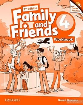 Family &amp; Friends: 4 Workbook &amp; Online Practice Pack