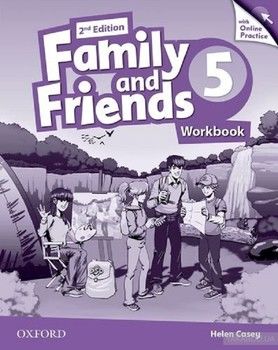 Family &amp; Friends: 5 Workbook &amp; Online Practice Pack
