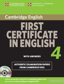 Cambridge First Certificate in English 1 for Updated Exam Self-study Pack: Official Examination Papers from University of Cambridge ESOL Examinations