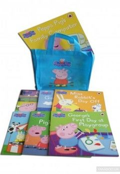 Peppa Pig Storybook Bag X 10 blue