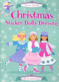 Sticker Dolly Dressing. Christmas Dolly Dressing