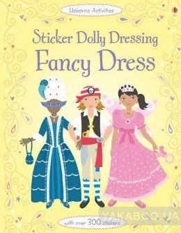 Fancy dress. Sticker Dolly Dressing