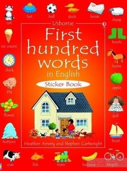 First Hundred Words in English. Sticker Book