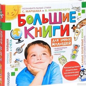 Большие книги для умных малышей (комплект из 4 книг)
