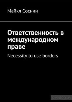 Ответственность в международном праве. Necessity to use borders