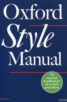 The Oxford Style Manual