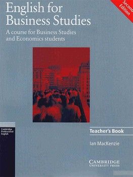 English for Business Studies Teacher&#039;s book: A Course for Business Studies and Economics Students
