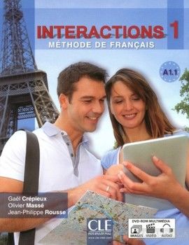 Interactions: Livre + DVD-Rom A1.1 (French Edition)
