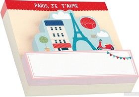 Shaped Memo Pads: Paris