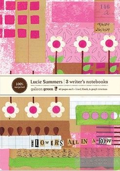 Lucie Summers Writer&#039;s Notebooks. Set of three