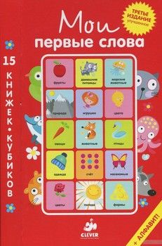 Мои первые слова. Русский язык (комплект из 15 книжек-кубиков)