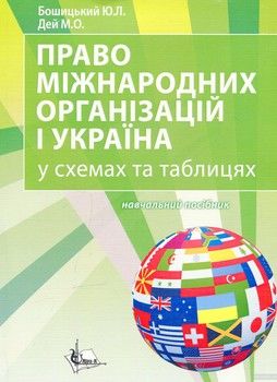 Право міжнародних організацій і Україна: у схемах та таблицях