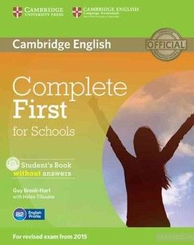Complete First for Schools Students Book without Answers (+ CD-ROM)