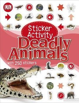 Sticker Activity. Deadly Animals