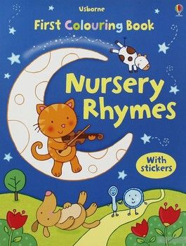 First colouring book. Nursery rhymes