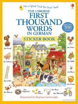 First 1000 Words in German. Sticker Book