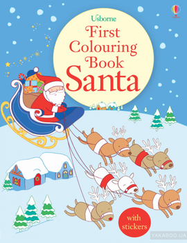 First colouring book. Santa