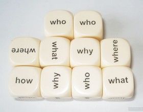 Questions. Pack of 10 Dice